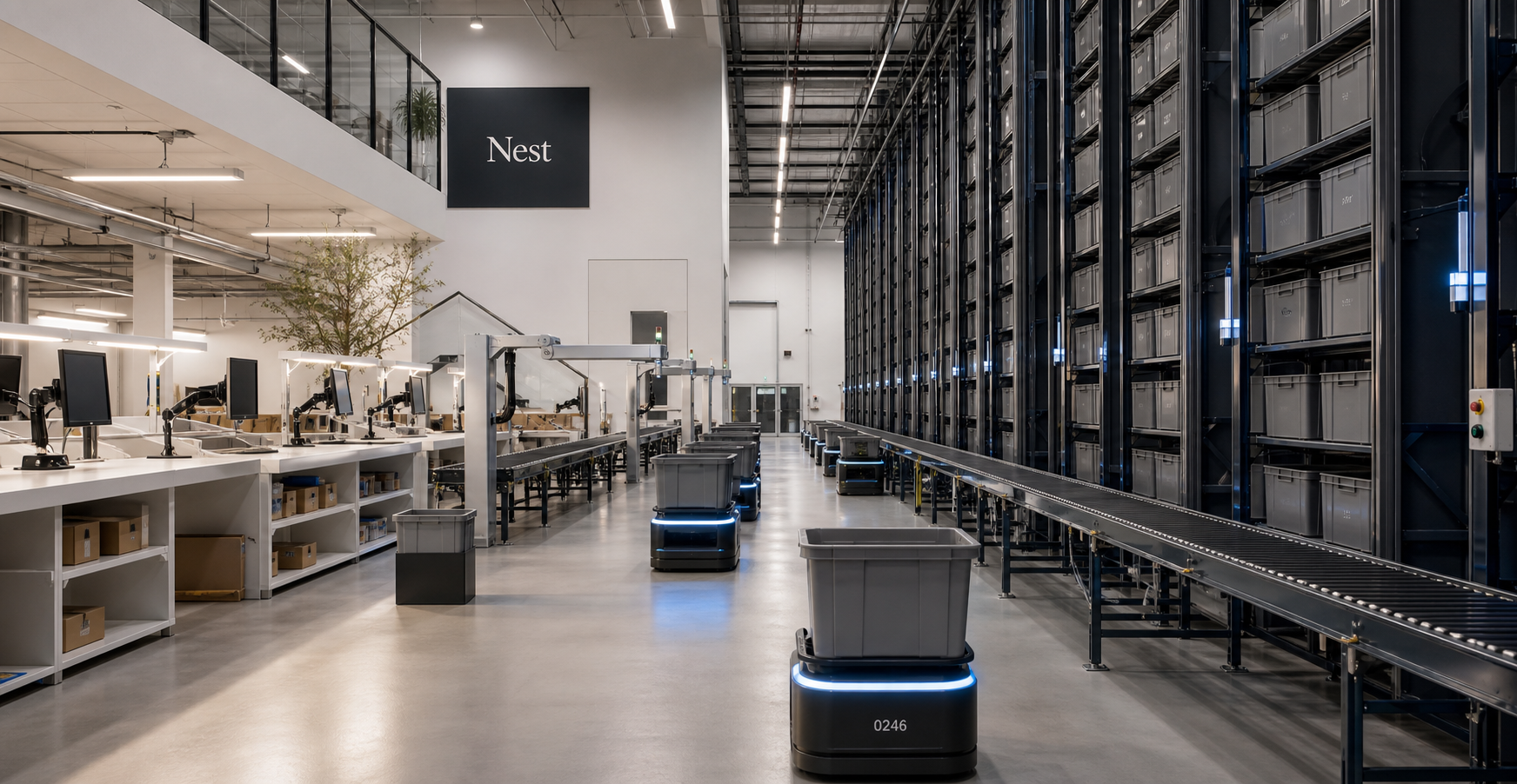 Nest warehouse environment